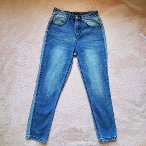Nasty Gal Collection Two Toned Denim Jeans Size 4